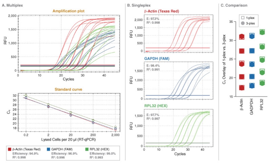 Luna® Cell Ready 探针一步法 RT-qPCR 试剂盒            货   号                  E3031S